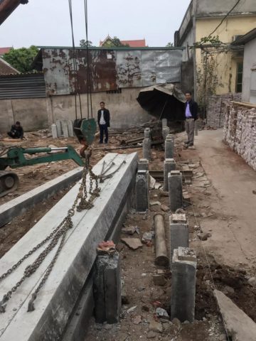 ép cọc đúng kỹ thuật