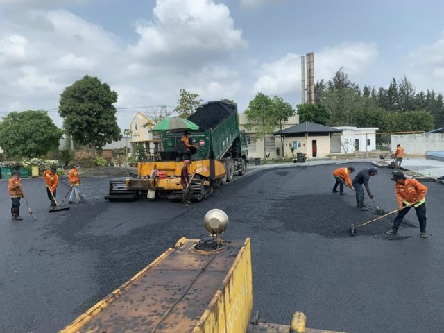 Thảm bê tông nhựa asphalt – Thi công trọn gói chất lượng cao | bê tông Hùng Phát