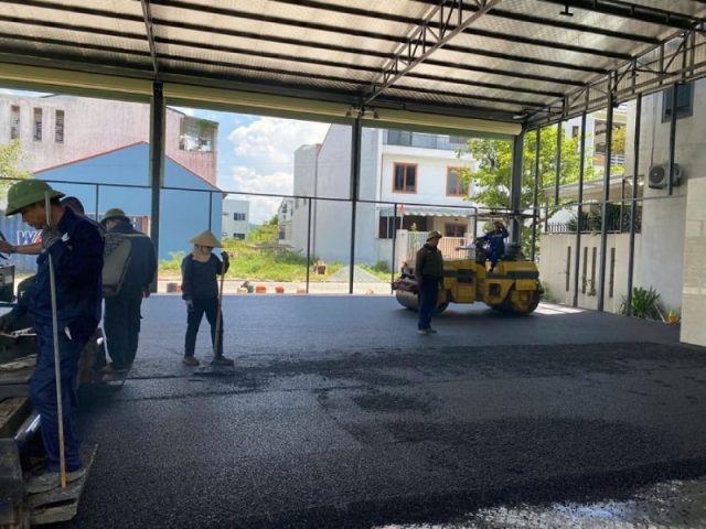 Thảm bê tông nhựa asphalt – Thi công trọn gói chất lượng cao | bê tông Hùng Phát